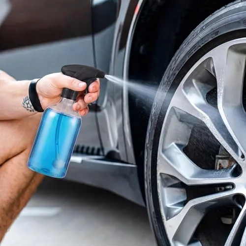 Spray Bottle Plastic Spray Bottles for Cleaning 360° Upside Down Sprayer Bottles for Cleaning Solutions, Durable Nozzle W/fine Mist and Stream Setting() view 3