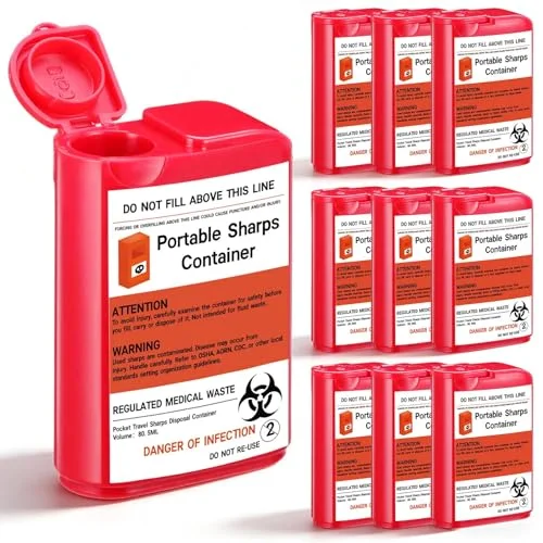Pocket Travel Sharps Disposal Container Small view 6
