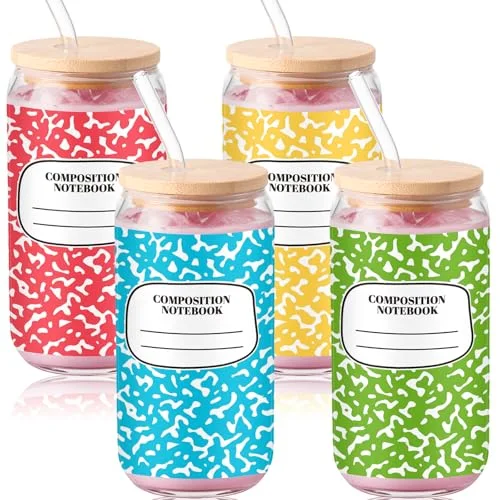 Teacher Glass Tumblers Bulk Back to School Gifts Cups