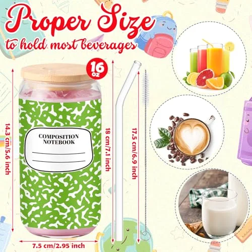 Teacher Glass Tumblers Bulk Back to School Gifts Cups view 5