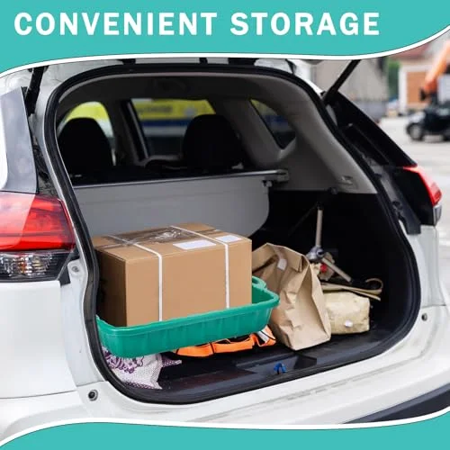 19.7 x 15.4 x Oil Drain Pans Oil Drip Tray Automotive Catch Pan 2 Gallon Square Container for Under Car to Keep Floor Clean view 10