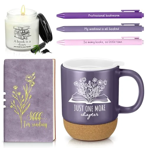 Book Lover Reading Gift Bookish Bundles for Women Men, Light